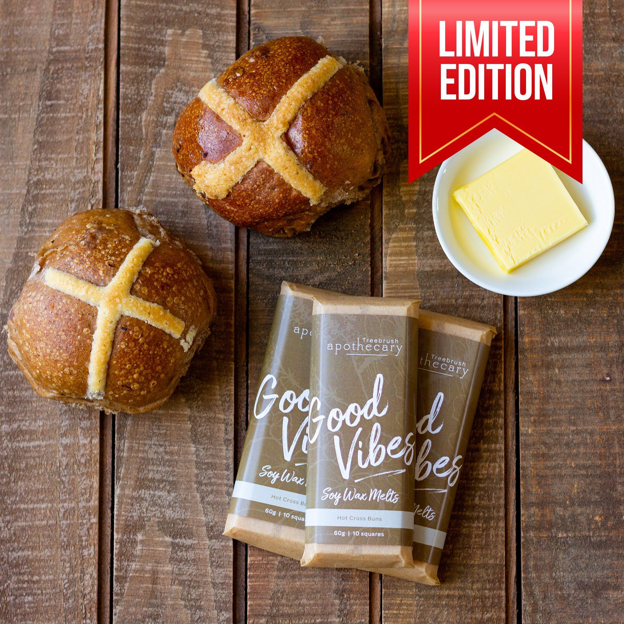 Soy Wax Melts, Hot Cross Buns fragrance
