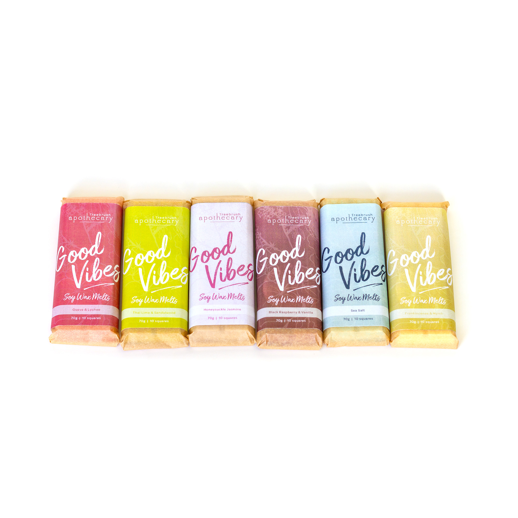 Good Vibes Fragranced Soy Wax Melts Treebrush Apothecary